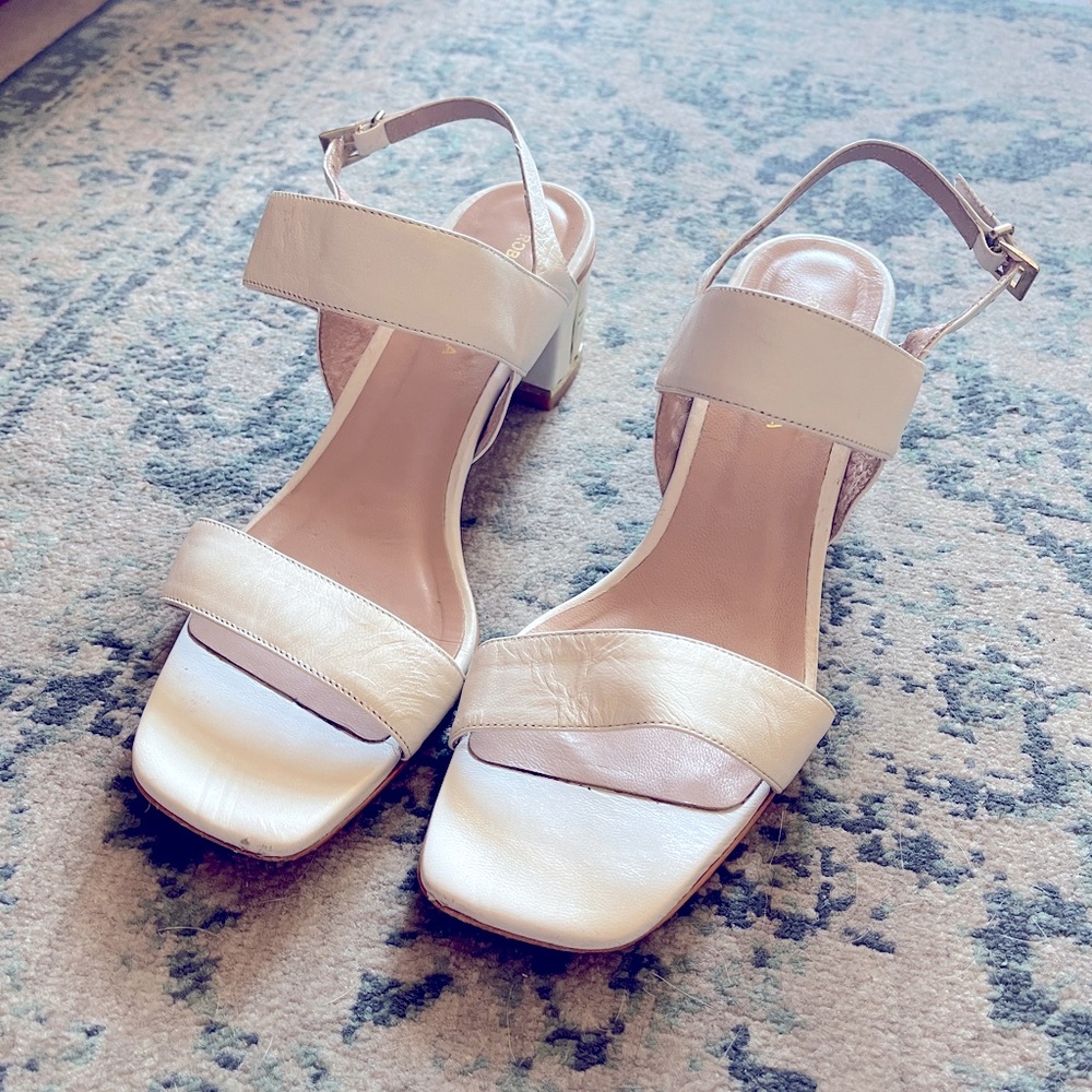 Roberto Botella leather white elegant shoe size 40 (9.5)